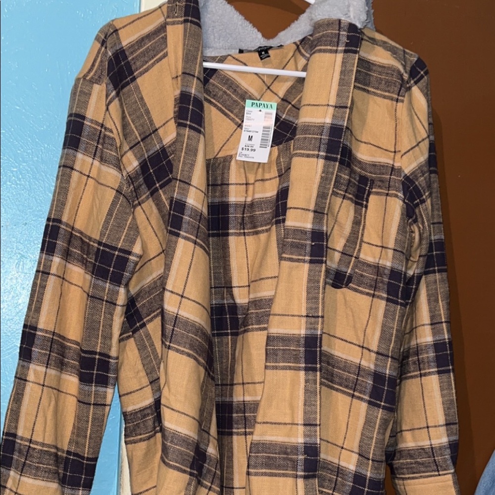 Yellow flannel papaya cover